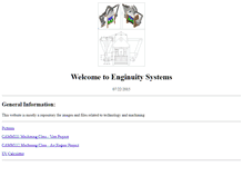 Tablet Screenshot of enginuitysystems.com